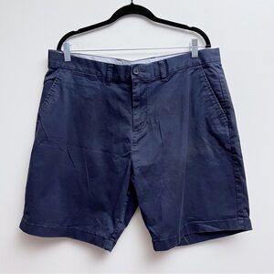 Tommy Hilfiger Navy Blue Flat Front Men’s Shorts